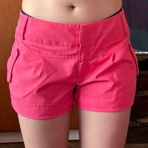 Pink adidas shorts